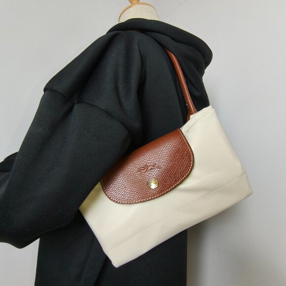 LONGCHAMP Tote Bag LE PLIAGE ORIGINAL Zipper Closure Foldable M Size PAPER NEW - Picture 5 of 8